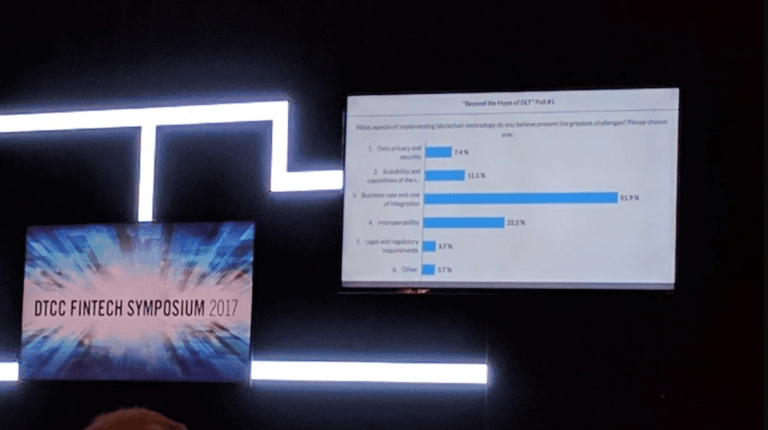 Blockchain Adoption Optimism Suffers Setback at DTCC Fintech Event