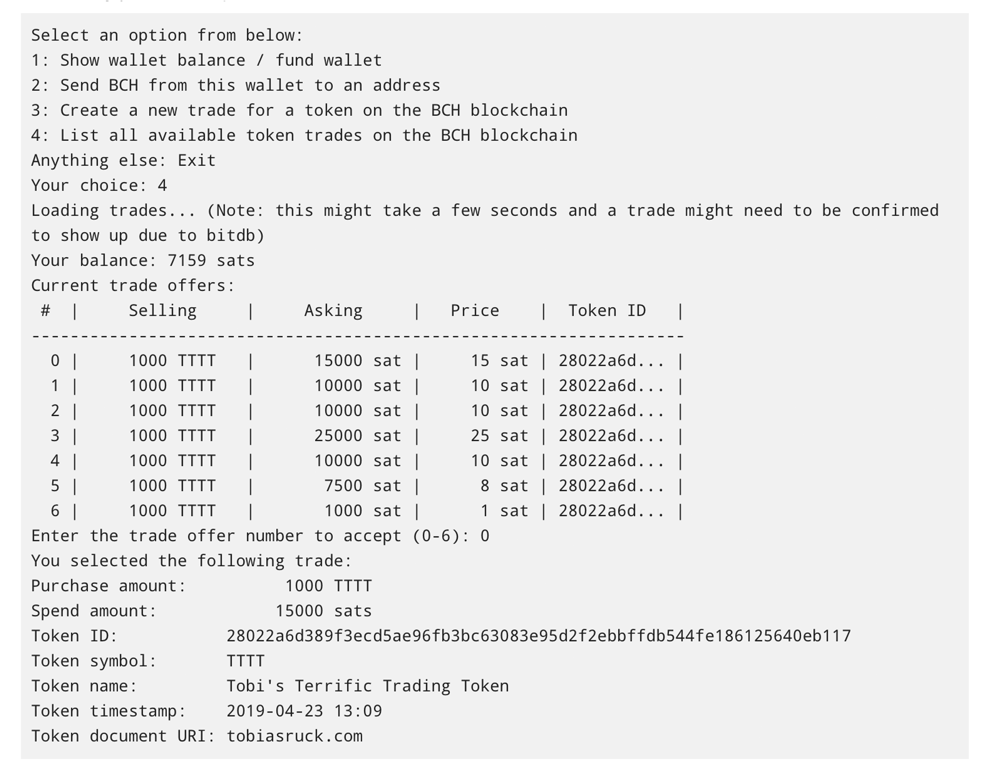 BCH Developer Builds Onchain Token Auction Console — SLP Agora 