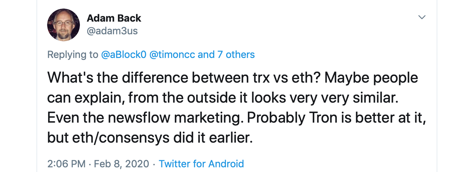 Ethereum vs Tron: Comparing Data, Defi and Stablecoins from Both Chains After Viral Tweet