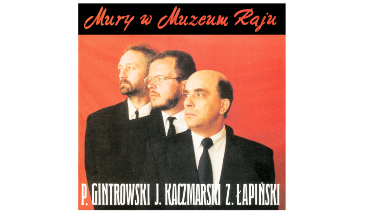 The album cover for “Mury w Muzeum Raju,” featuring anticommunist protest songs.