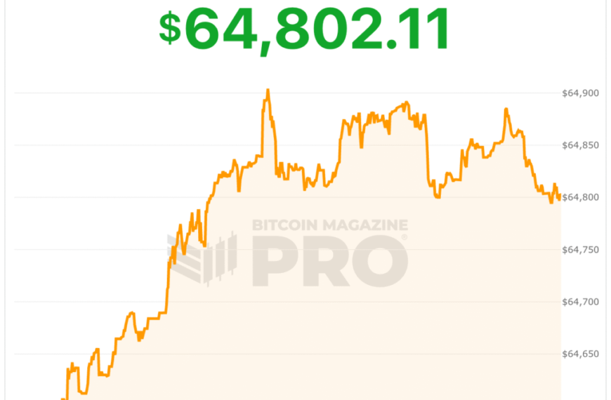 Bitcoin Price Declines Below $65,000, Falling 5%&hellip;