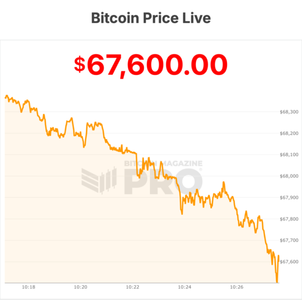 Bitcoin Price Dips to $67,000, Down 13%&hellip;